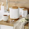 Electric kettle Adler AD 1304 — 1 L, 1200 W, ceramic housing, hinged lid, 360° rotational base, white