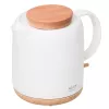Electric kettle Adler AD 1304 — 1 L, 1200 W, ceramic housing, hinged lid, 360° rotational base, white
