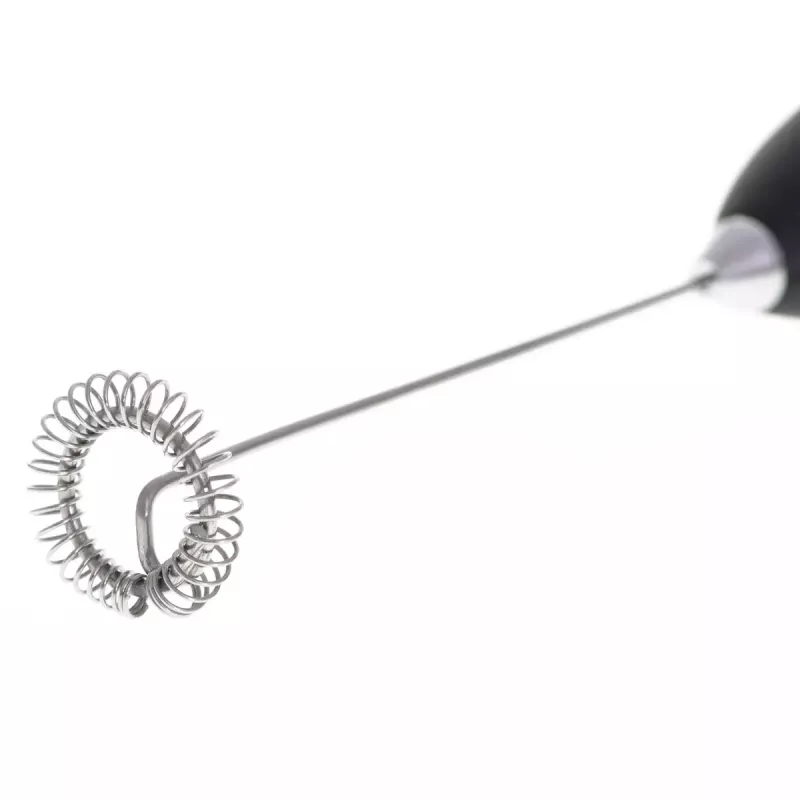 Handheld electric milk frother Adler AD 4491 Black stainless steel whisk