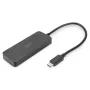 DIGITUS USB-C - 3x DP MST Video Hub DP 1.4. 4K/60Hz