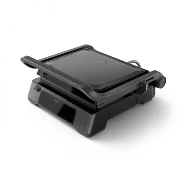 Philips 7000 series Contact Grill, Black, Rectangular, Touch, 220 °C, Hinged lid, Locking lid, 180°