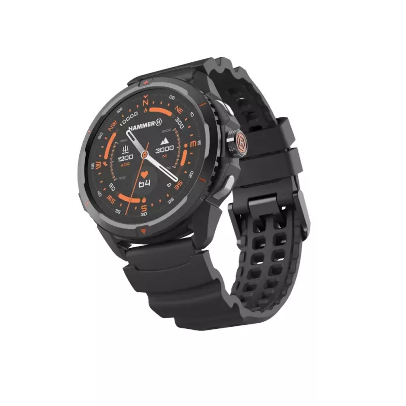 Smart watch Hammer Hammer Watch 2 Black — 1.5 inch AMOLED, GPS, waterproof, heart rate, fitness tracking