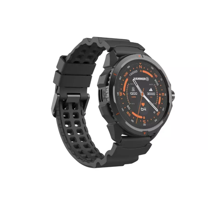 Smart watch Hammer Hammer Watch 2 Black — 1.5 inch AMOLED, GPS, waterproof, heart rate, fitness tracking
