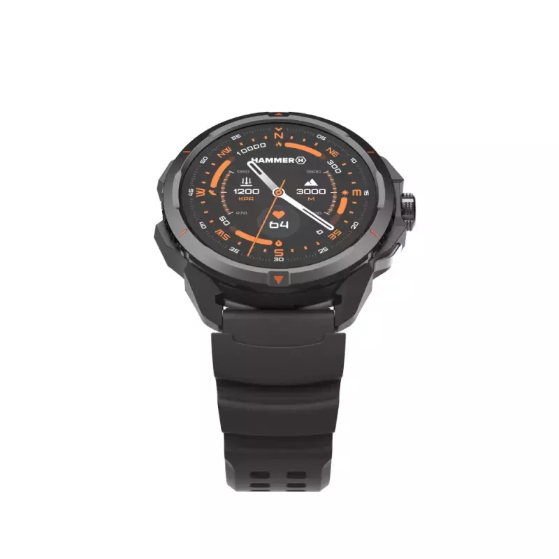 Smart watch Hammer Hammer Watch 2 Black — 1.5 inch AMOLED, GPS, waterproof, heart rate, fitness tracking