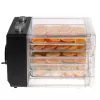 Food dehydrator Adler AD 6660, 600 W, 6 trays, adjustable thermostat, steel, folding design