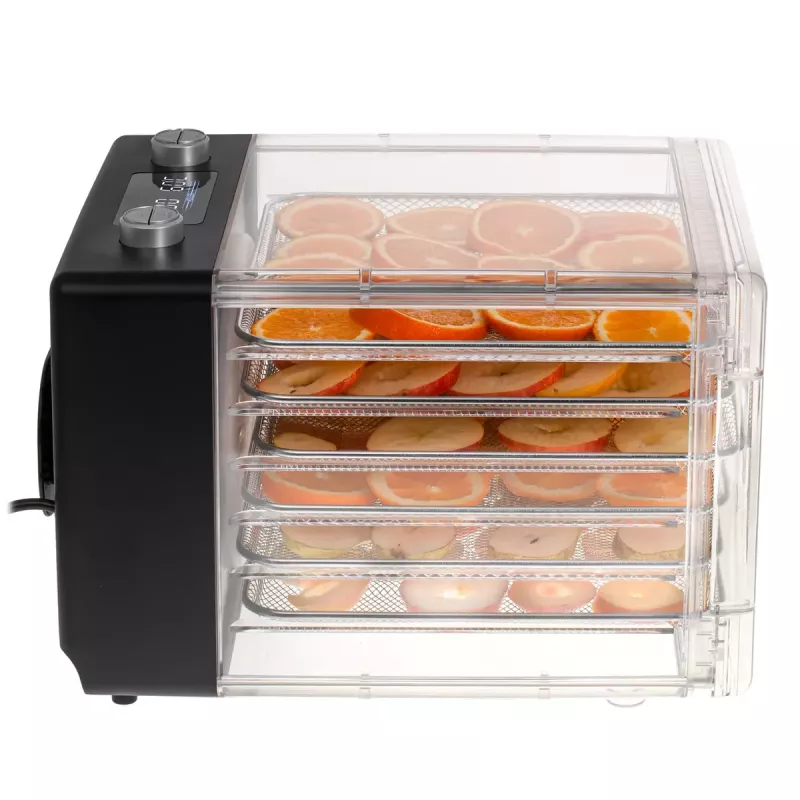 Food dehydrator Adler AD 6660, 600 W, 6 trays, adjustable thermostat, steel, folding design