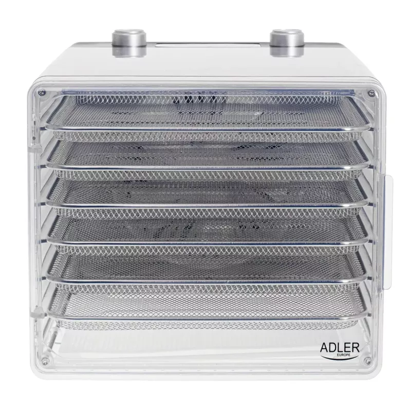 Food dehydrator Adler AD 6660, 600 W, 6 trays, adjustable thermostat, steel, folding design