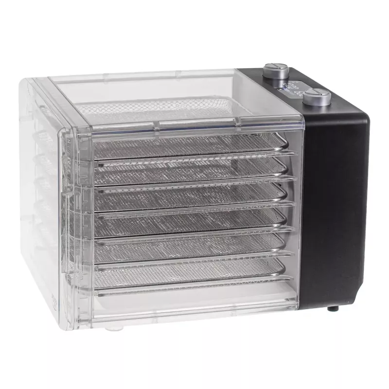 Food dehydrator Adler AD 6660, 600 W, 6 trays, adjustable thermostat, steel, folding design