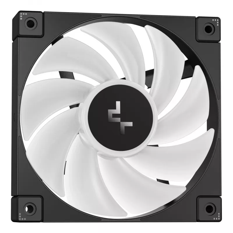 All-in-one liquid cooler DeepCool LT360, 3x 120 mm fans, 2400 RPM, 72.04 cfm, 41 cm tubes, Aluminum radiator, Black