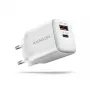 Mobile device charger Axagon ACU-PQ20W Universal White