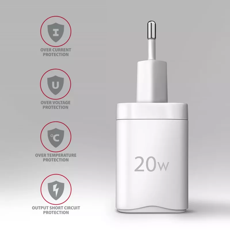 Mobile device charger Axagon ACU-PQ20W Universal White