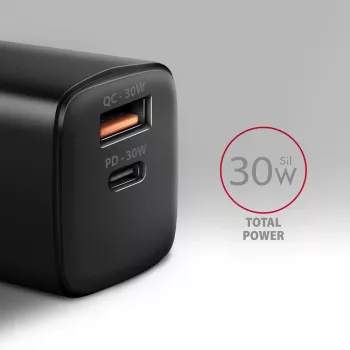 Axagon ACU-PQ30 PD3.0 & QC4+ 2xOUTPUTS wall charger 30W