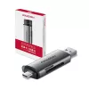 Axagon CRE-SAC SuperSpeed USB-C+USB-A card reader 5 Gbps