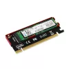 Axagon PCEM2-S PCIe x16 - M.2 NVMe M-key slot adapter, w. passive alu heatsink