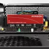 Axagon PCEM2-S PCIe x16 - M.2 NVMe M-key slot adapter, w. passive alu heatsink