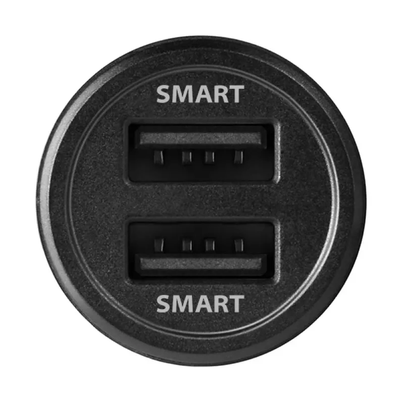 Axagon PWC-5V5 SMART Car charger 24W, 2x USB-A port, 5V/2.4A + 5V/2.4A
