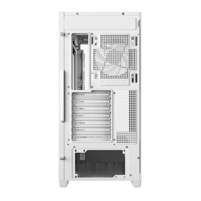 PC Case DeepCool CG580 4F WH Midi Tower ATX/Micro ATX/ITX, tempered glass, 3×120mm + rear 120mm fans, white