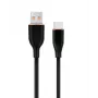 GEMBIRD Premium Silicon Type-C USB Charging And Data Cable, 1.5m - Black