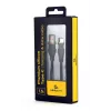 GEMBIRD Premium Silicon Type-C USB Charging And Data Cable, 1.5m - Black
