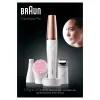 Braun facial epilator 81636295, white/bronze