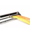 DIGITUS Modular Galvanized Patch Panel - shielded 24-port 24-port blank 1U rack mount black RAL 9005