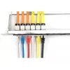 DIGITUS Modular Galvanized Patch Panel - shielded 24-port 24-port blank 1U rack mount black RAL 9005
