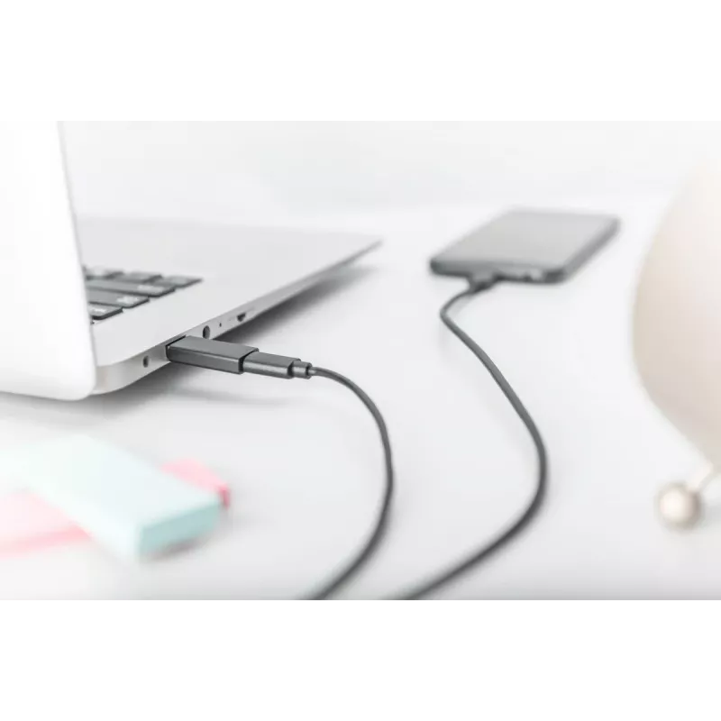 DIGITUS USB Type-C adapter, type A to C M/F, 3A, 5GB, 3.0 Version, black