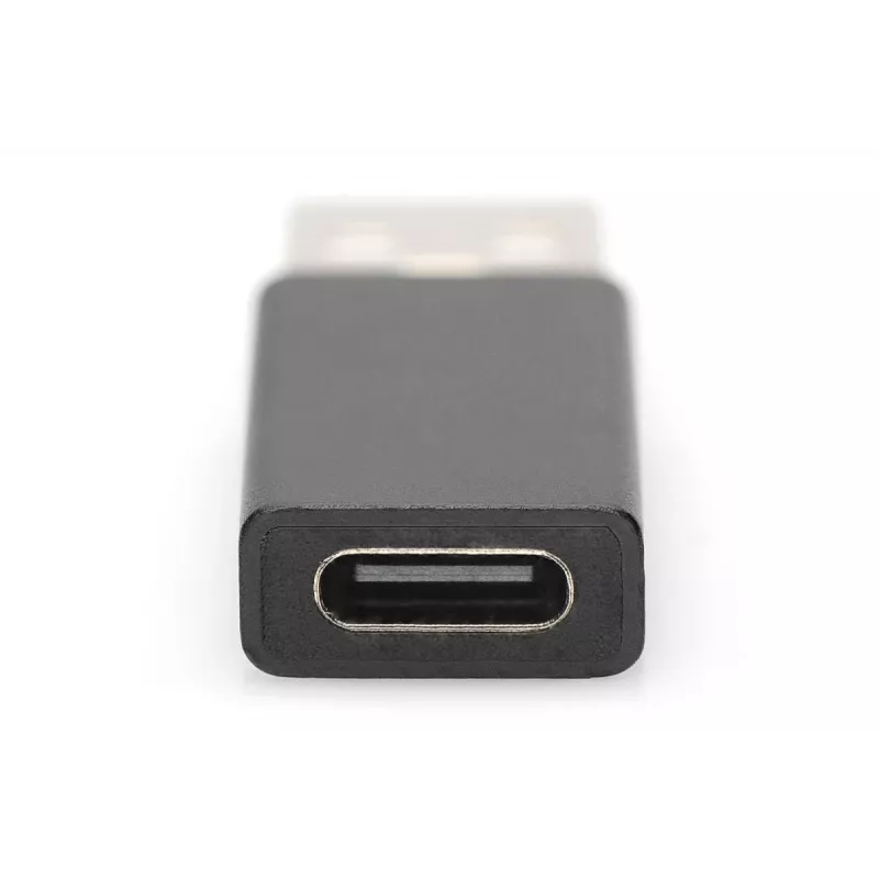 DIGITUS USB Type-C adapter, type A to C M/F, 3A, 5GB, 3.0 Version, black