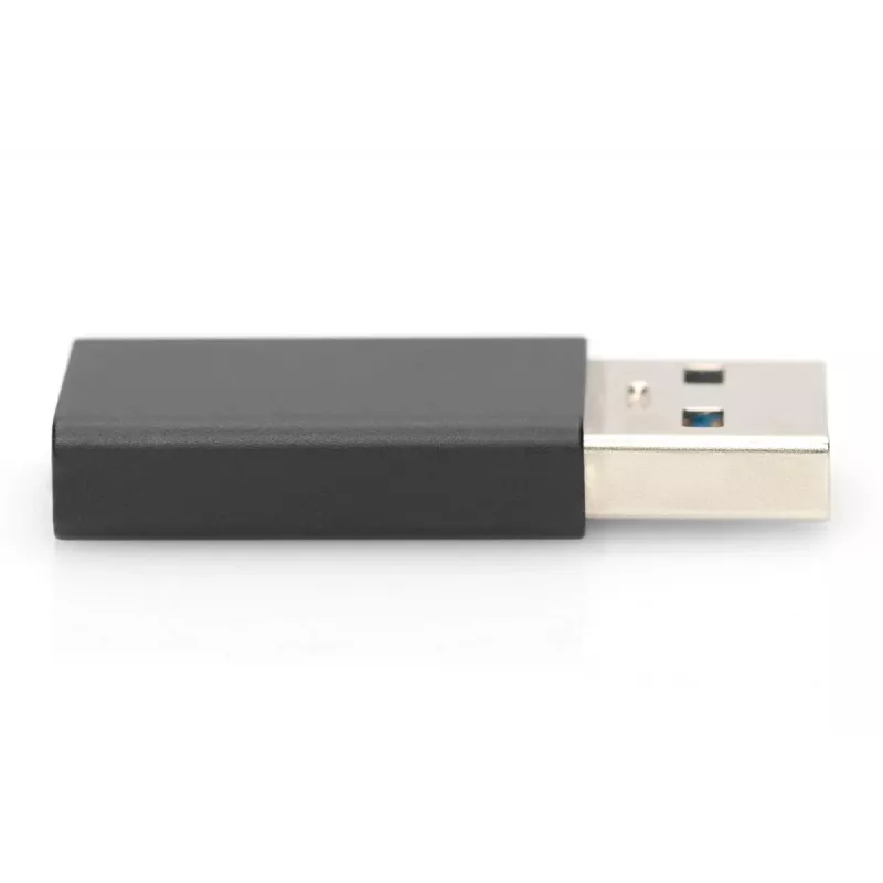DIGITUS USB Type-C adapter, type A to C M/F, 3A, 5GB, 3.0 Version, black