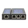 DIGITUS Cable tester - Single side tester PoE tester with case