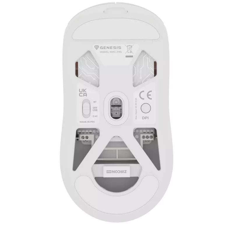 GENESIS NMG-2194 mouse Gaming Ambidextrous Bluetooth + USB Type-C Optical 26000 DPI