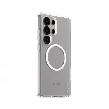 PanzerGlass CARE™ by ® Urban Combat Case Transparent w. White Qi Compatible Samsung Galaxy S25 Ultra