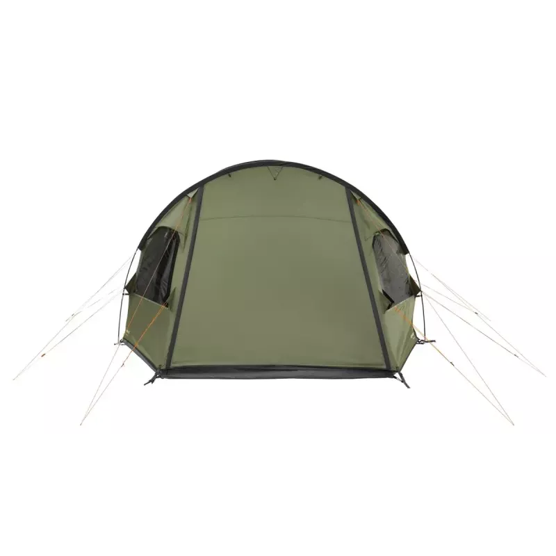 Five-person tent easy camp Hidra 5, green — family camping, shared interior, weather-resistant