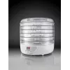 Food dehydrator Gorenje FDK 24 DW — transparent white, Ø31 cm grate, 240 W, max 70°C
