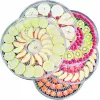 Food dehydrator Gorenje FDK 24 DW — transparent white, Ø31 cm grate, 240 W, max 70°C