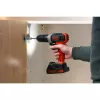 Cordless drill/screwdriver Black & Decker BCD001C1, 18 V, Li‑ion 1.5 Ah, orange/black