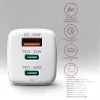 Axagon ACU-DPQ65W PD3.0 & QC4+ 3x OUTPUTS wall charger 65W