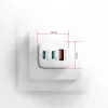 Axagon ACU-DPQ65W PD3.0 & QC4+ 3x OUTPUTS wall charger 65W