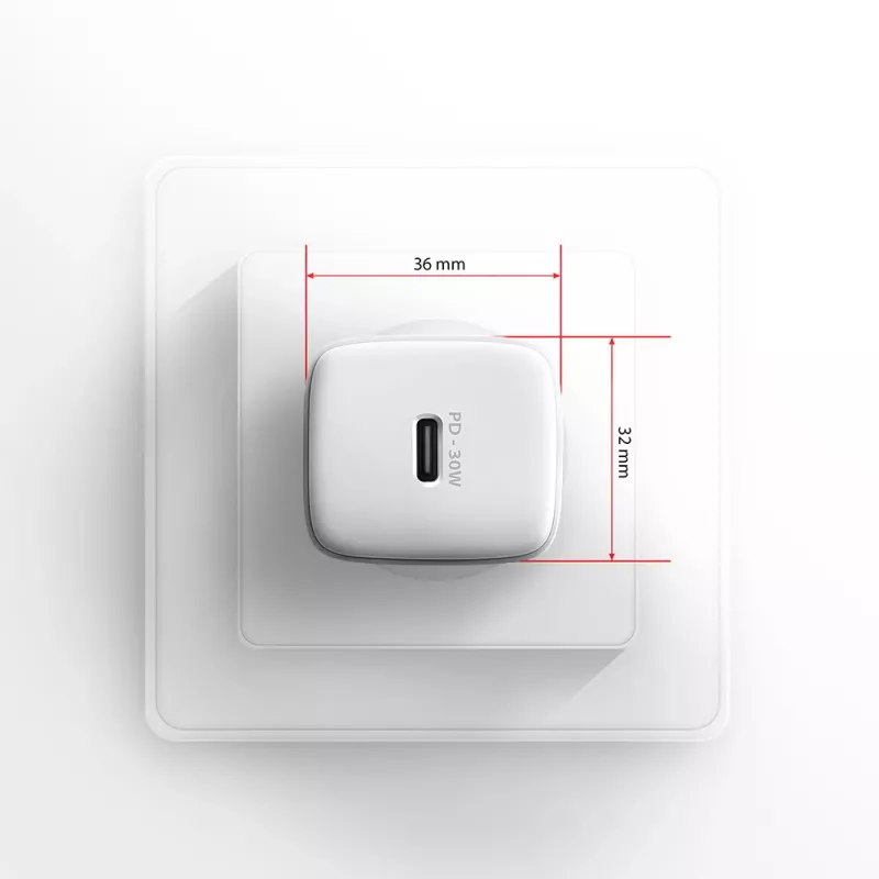 Wall Charger Axagon ACU-PD30W 1x QC3.0/AFC/FCP/PD Type-C 30W White