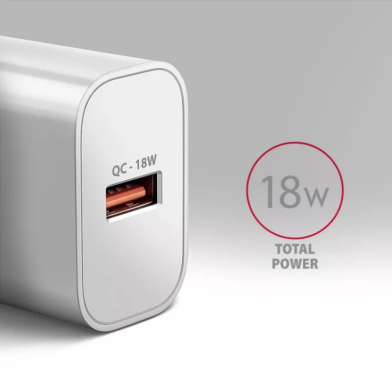 Axagon ACU-QC18W QC3.0 1xOUTPUT wall charger 18W