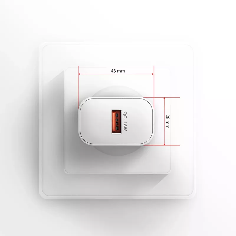 Axagon ACU-QC18W QC3.0 1xOUTPUT wall charger 18W