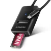 Axagon ADM2-CM USB-C Adapter M.2 NVMe SATA 10Gbps Black