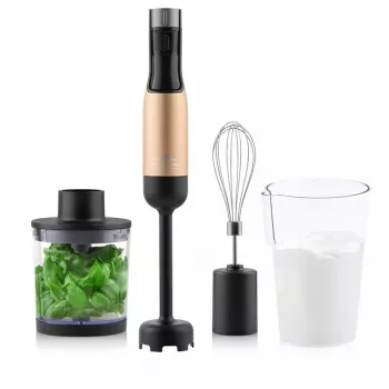 Hand blender ETA Mano ETA321990020 — 1000 W motor, 9 speeds, black/golden