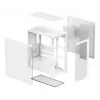 PC case DeepCool CG580 WH White — ATX/mATX/ITX, tempered glass, supports 120/140 mm fans, 3.5 inch×2, 2.5 inch×3, USB 3.2 Gen1