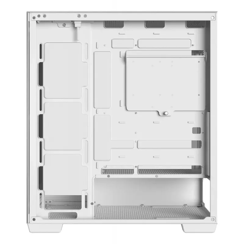 PC case DeepCool CG580 WH White — ATX/mATX/ITX, tempered glass, supports 120/140 mm fans, 3.5 inch×2, 2.5 inch×3, USB 3.2 Gen1