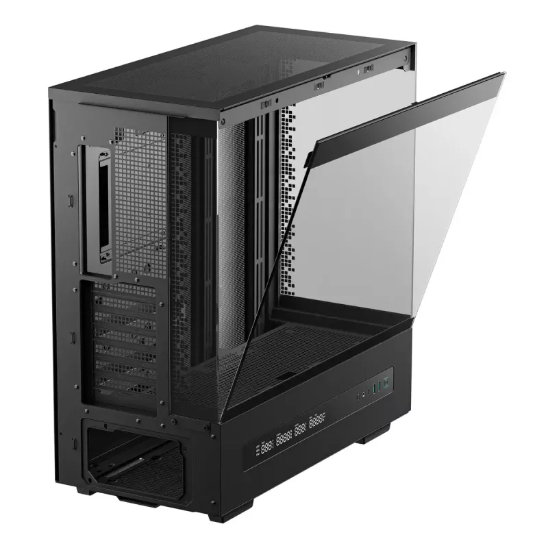 PC case DeepCool CH690 DIGITAL Tower Black — ATX/Micro-ATX/Mini-ITX, LCD display, 3x2.5 inch + 1x3.5 inch bays, up to 450 mm GPU, 182 mm CPU cooler