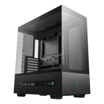 PC case DeepCool CH690 DIGITAL Tower Black — ATX/Micro-ATX/Mini-ITX, LCD display, 3x2.5 inch + 1x3.5 inch bays, up to 450 mm GPU, 182 mm CPU cooler