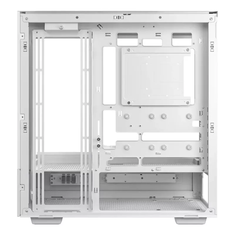 PC case DeepCool CH690 Tower White — ATX/microATX support, LCD display, 3x2.5 inch bays, 1x3.5 inch, GPU up to 450 mm, CPU cooler height 182 mm