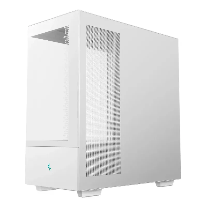 PC case DeepCool CH690 Tower White — ATX/microATX support, LCD display, 3x2.5 inch bays, 1x3.5 inch, GPU up to 450 mm, CPU cooler height 182 mm