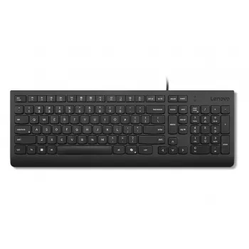 Wired USB Keyboard Lenovo Essential 4Y41R64633 — US English layout, Black